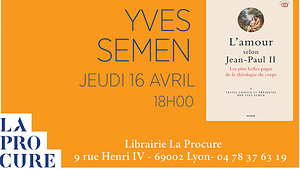 Conférence-dédicace du dernier livre d’Yves Semen